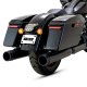 46674 Výfukové koncovky Torquer 450 černá, Harley-Davidson Touring (17-26)