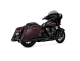 46676 Výfukové koncovky Torquer 450 černá s obrobenými hranami, Harley-Davidson Touring (17-26)