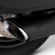 46750 Výfuková koncovka Softail Twin Slash Round černá, Harley-Davidson Softail (25-26)