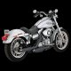 46838 Výfukové koncovky Twin Slash 3" černá, Harley-Davidson Dyna (91-09)