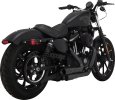 46884 Kompletní výfuk Mini Grenades černá, Harley-Davidson Sportster (04-13)