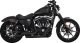 46884 Kompletní výfuk Mini Grenades černá, Harley-Davidson Sportster (04-13)