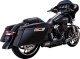 47321-22 Kompletní výfuk Hi-Output RR černá nerez, Harley-Davidson Touring (17-22)