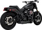 47331 Kompletní výfuk Stainless 2-1 Hi-Output černá nerez, Harley-Davidson Softail (18-24)
