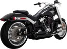 47335-22 Kompletní výfuk Shortshots Staggered černá, Harley-Davidson Softail (18-22)