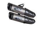GTR0104TOMC Výfukové koncovky Dyno karbonové krytky titan, Triumph Speed Triple 1200 RS, Speed Triple 1200 RR (21-24)