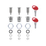Sada klíčů + 3 červené cylindrické vložky 200062R pro SH26, SH29, SH33, SH34, SH39, SH40, SH44, SH45, SH46, SH47, SH35, SH23