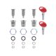 Sada klíčů + 3 červené cylindrické vložky 200062R pro SH26, SH29, SH33, SH34, SH39, SH40, SH44, SH45, SH46, SH47, SH35, SH23