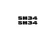 Samolepky 501588R pro SH34
