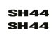 Sada samolepek D1B44ETR pro SH44