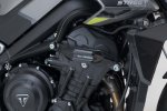 Sada padáků na rám STP.11.590.10400/B černá, Triumph Street Triple (675 ccm) (12-16), Street Triple 675 RX (15-16) a další
