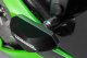 Sada padáků na rám STP.08.590.11100/B černá, Kawasaki Ninja ZX-6R 636 (13-23)