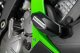 Sada padáků na rám STP.08.590.11100/B černá, Kawasaki Ninja ZX-6R 636 (13-23)
