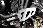Levý chránič paty SCT.11.953.10100/S stříbrná, Triumph Tiger 900 (20-23), Tiger 900 GT (20-24)