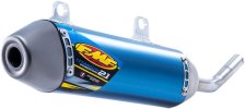 025209 Výfuková koncovka Powercore 2.1 titan, modrý elox, Husqvarna TC 250 (17-18), TE 250 (17-18) a další