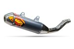 041624 Výfuková koncovka Powercore 4 HEX hliník, šedý elox, Honda CRF250F (19-25), CRF300F (26-27)