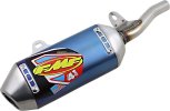 041593 Výfuková koncovka Mini Factory 4.1 titan, modrý elox, Honda CRF110F (19-27)