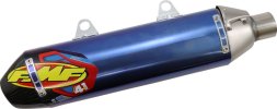 045561 Výfuková koncovka Factory 4.1 RCT titan, modrý elox, karbonové víčko, KTM 250 SX-F (09-15), 250 XC-F (09-15) a další