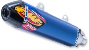 045586 Výfuková koncovka Factory 4.1 RCT titan, modrý elox, karbonové víčko, KTM 250 EXC-F (17-19), 250 SX-F (16-18) a další