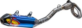 045716 Kompletní výfukový systém Factory 4.1 RCT titan, modrý elox, karbonové víčko, titanové koleno, Ducati DESMO450 EDX (26), DESMO450 MX (26)