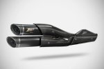 ZHD006S10SCO-B Výfukové koncovky 2-1 GT Euro 5, černý Cerakote, Harley-Davidson Sportster S (21-24)