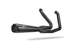 ZHD011S00SAO-B Kompletní výfukový systém 2-1 Euro 4/5, černý Cerakote, Harley-Davidson Breakout 117 (17-24), Fat Boy (17-24)