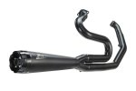 ZHD013S00SAO-B Kompletní výfukový systém 2-1 Euro 4/5, černý Cerakote, Harley-Davidson Road Glide Limited (17-23), Road Glide ST (17-23) a další