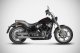 ZHD032S10SAO Výfukové koncovky Overlapped Euro 4/5, nerez satin, Harley-Davidson Low Rider S (17-24), Low Rider ST (17-24) a další
