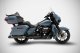ZHD035S10SAO-CB Výfukové koncovky 4,5" slash-cut Euro 5, černý chrom, Harley-Davidson Road Glide (17-24), Road Glide ST (17-24) a další