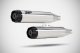 ZHD039S10SAO-P Výfukové koncovky Overlapped Euro 4/5, leštěná nerez, Harley-Davidson Breakout 117 (17-24), Fat Boy (17-24)