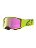 Supertech Vesta (žlutá fluo/černá, sklo červené zrcadlové)