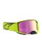 Supertech Vesta (žlutá fluo/černá, sklo červené zrcadlové)