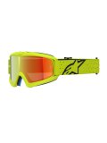 Vision Youth Vesta (žlutá fluo/černá, sklo červené zrcadlové)