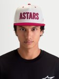 Stadium Snapback (smetanová/červená)