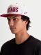 Stadium Snapback (smetanová/červená)