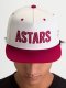 Stadium Snapback (smetanová/červená)