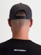 Stadium Snapback (tmavě šedá/černá)