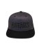 Stadium Snapback (tmavě šedá/černá)