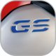 GS Inserts Grippertech BMW R1200/R1250 GSA (modrá)