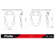 Plexi Touring s deflektorem 22457 YAMAHA TRACER 9 (25-26), TRACER 9 GT (25-26), TRACER 9 GT PLUS (25-26), TRACER 9 Y-AMT (25-26)