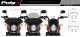 Polokapotáž s plexi Sport Batwing SML 21057 Gloss HARLEY DAVIDSON STREET 750 XG750 (15-21)