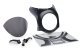 Polokapotáž s plexi Retro Semi Fairing 21962 Carbon HONDA CB650R NEO SPORTS CAFE (24-26), CB650R NEO SPORTS CAFE ECLUTCH (24-26)