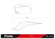 Boční spoilery Downforce Race 21223 YAMAHA YZF-R7 (22-25)