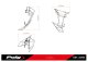 Boční spoilery Downforce Naked 21783 SUZUKI GSX-8S (23-26)