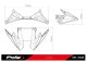 Přední spoiler Downforce Naked 21936 HONDA CB500 HORNET (24-26), CB500 HORNET ECLUTCH (26)