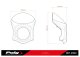 Polokapotáž s plexi Retro Semi Fairing 21961 Matt HONDA CB650R NEO SPORTS CAFE (24-26), CB650R NEO SPORTS CAFE ECLUTCH (24-26)