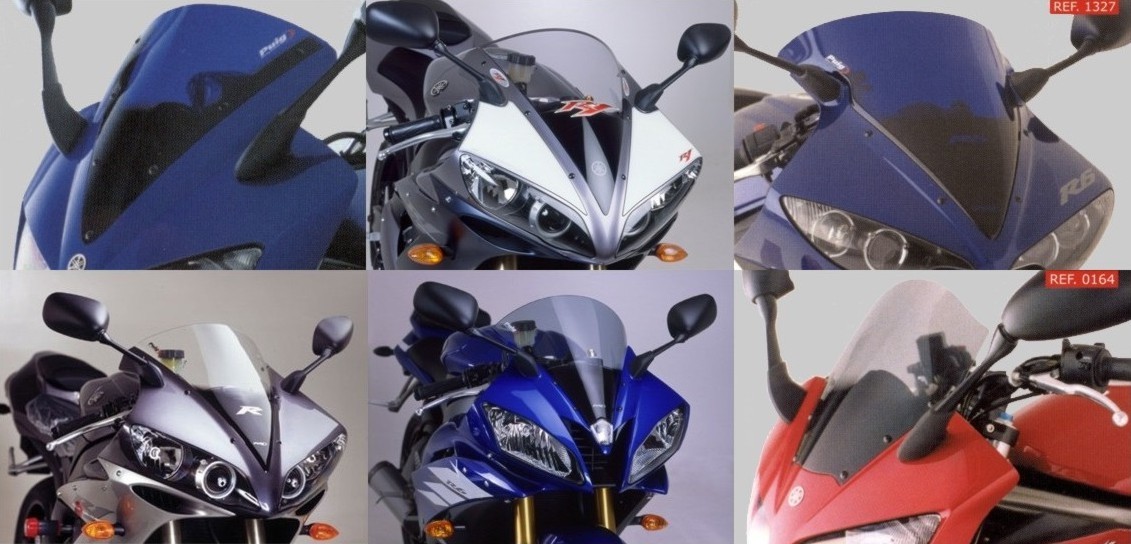 PUIG Větrný štít Standard Yamaha YZF R6 (99-02) - Motostar.cz