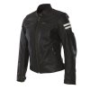 Retro Leather Jacket Black/White