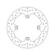 Fixed Brake Disc Oro Series 68B407A1 Fixed Brake Disc Oro Series 68B407A1