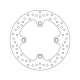 Fixed Brake Disc Oro Series 68B407A1